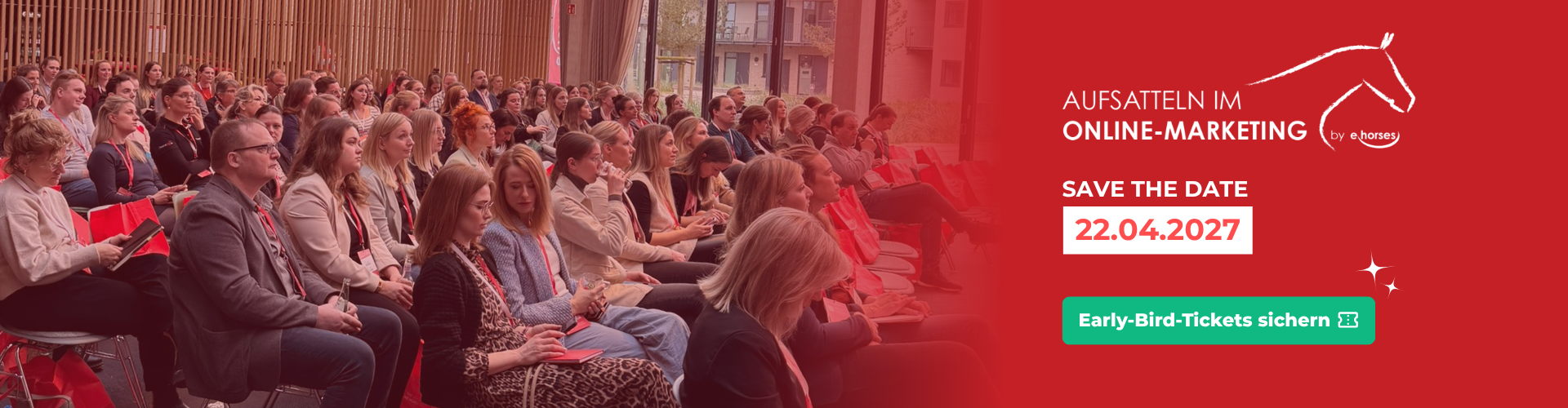 Aufsatteln im Onlinemarketing 2027 – Save the date – Earlybirdtickets sichern